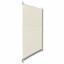 VidaXL Store plissé 90x150 cm Crème -Habillages de fenêtre Soldes image 3 240639