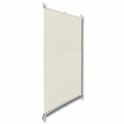 VidaXL Store plissé 110x150 cm Crème -Habillages de fenêtre Soldes image 3 240647