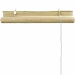 VidaXL Store à rouleau Bambou naturel 120 x 160 cm -Habillages de fenêtre Soldes image 3 241322