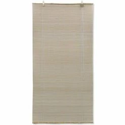 VidaXL Stores à rouleau Bambou naturel 2 pcs 120 x 160 cm -Habillages de fenêtre Soldes image 3 278742