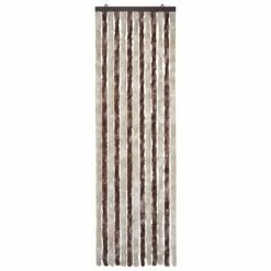 VidaXL Moustiquaire Beige et marron clair 56 x 185 cm Chenille -Habillages de fenêtre Soldes image 3 284272
