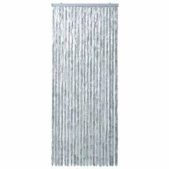 VidaXL Moustiquaire Blanc et gris 90x220 cm Chenille -Habillages de fenêtre Soldes image 3 284280