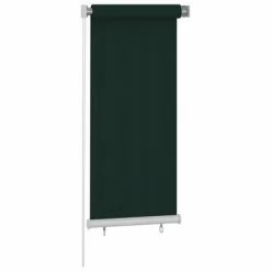VidaXL Store roulant d'extérieur 60x140 cm Vert foncé PEHD -Habillages de fenêtre Soldes image 3 312809