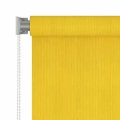 VidaXL Store roulant d'extérieur 60x140 cm Jaune PEHD 10 VidaXL Store roulant d'extérieur 60x140 cm Jaune PEHD -Habillages de fenêtre Soldes image 3 312861