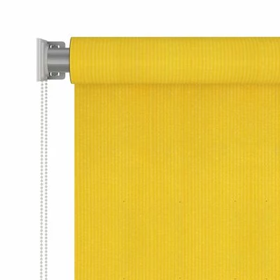 VidaXL Store roulant d'extérieur 140x140 cm Jaune PEHD 5 VidaXL Store roulant d'extérieur 140x140 cm Jaune PEHD – Image 3