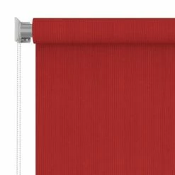 VidaXL Store roulant d'extérieur 140x230 cm Rouge PEHD -Habillages de fenêtre Soldes image 3 312904