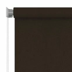 VidaXL Store roulant d'extérieur 140x230 cm Marron PEHD -Habillages de fenêtre Soldes image 3 312982