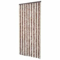 VidaXL Moustiquaire Beige et marron clair 56x200 cm Chenille -Habillages de fenêtre Soldes image 3 315120