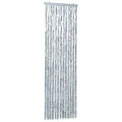 VidaXL Moustiquaire Blanc et gris 56x200 cm Chenille -Habillages de fenêtre Soldes image 3 315132