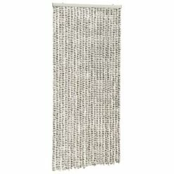 VidaXL Moustiquaire Gris clair et gris foncé 100x220 cm Chenille -Habillages de fenêtre Soldes image 3 325456