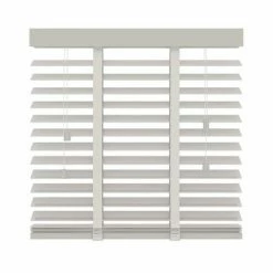 Decosol Store horizontal Bois 50 mm 60x180 cm Blanc 8 Decosol Store horizontal Bois 50 mm 60x180 cm Blanc -Habillages de fenêtre Soldes image 3 423182