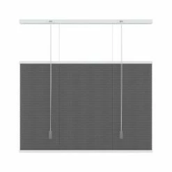 Decosol Store alvéolé Translucide Anthracite 100x180 cm -Habillages de fenêtre Soldes image 3 423303
