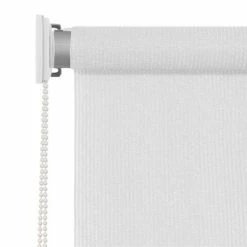 VidaXL Store roulant d'extérieur 120 x 140 cm Blanc 9 VidaXL Store roulant d'extérieur 120 x 140 cm Blanc -Habillages de fenêtre Soldes image 3 43461