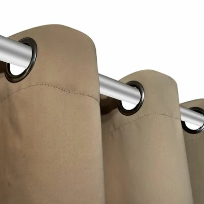 2 pcs Rideau Blackout Occultant Crème avec Œillets en métal 135x245cm 6 2 pcs Rideau Blackout Occultant Crème avec Œillets en métal 135x245cm – Image 4