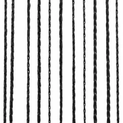 VidaXL Rideau en fils 2 pcs 140 x 250 cm Noir 9 VidaXL Rideau en fils 2 pcs 140 x 250 cm Noir -Habillages de fenêtre Soldes image 4 132401
