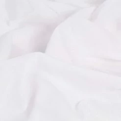 VidaXL Rideaux avec anneaux en métal 2 pcs Coton 140x175 cm Blanc -Habillages de fenêtre Soldes image 4 134317