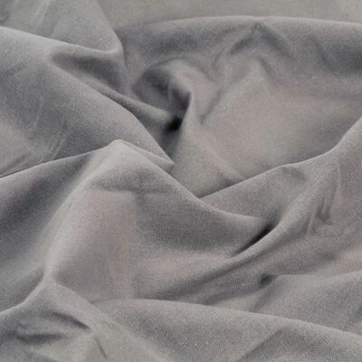 VidaXL Rideaux avec anneaux en métal 2 pcs Coton 140x245 cm Gris 6 VidaXL Rideaux avec anneaux en métal 2 pcs Coton 140x245 cm Gris – Image 4