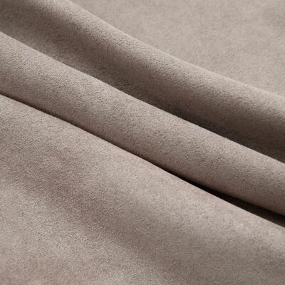 VidaXL Rideaux occultants avec anneaux en métal 2 pcs Taupe 140x175 cm 6 VidaXL Rideaux occultants avec anneaux en métal 2 pcs Taupe 140x175 cm – Image 4