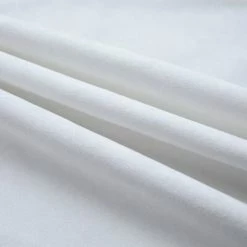 VidaXL Rideau occultant et anneaux en métal 2pcs Blanc cassé 140x175cm -Habillages de fenêtre Soldes image 4 134482