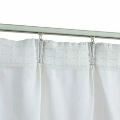 VidaXL Rideaux occultants avec crochets 2 pcs Blanc cassé 140x245 cm -Habillages de fenêtre Soldes image 4 134487