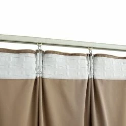 VidaXL Rideaux occultants avec crochets 2 pcs Velours Beige 140x175 cm -Habillages de fenêtre Soldes image 4 134508