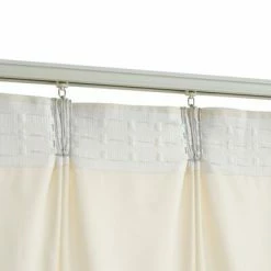 VidaXL Rideaux occultants avec crochets 2 pcs Velours Crème 140x225 cm -Habillages de fenêtre Soldes image 4 134517