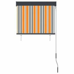 VidaXL Store roulant d'extérieur 80x250 cm Jaune et bleu 11 VidaXL Store roulant d'extérieur 80x250 cm Jaune et bleu -Habillages de fenêtre Soldes image 4 145950
