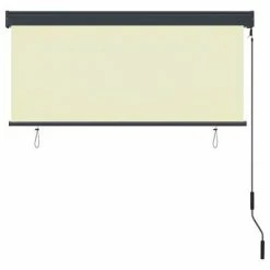 VidaXL Store roulant d'extérieur 140 x 250 cm Crème -Habillages de fenêtre Soldes image 4 145971