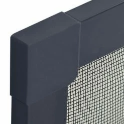 VidaXL Moustiquaire pour fenêtre Anthracite 130x150 cm -Habillages de fenêtre Soldes image 4 148709