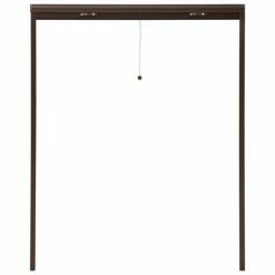 VidaXL Moustiquaire à rouleau pour fenêtres Marron 140x170 cm -Habillages de fenêtre Soldes image 4 148734