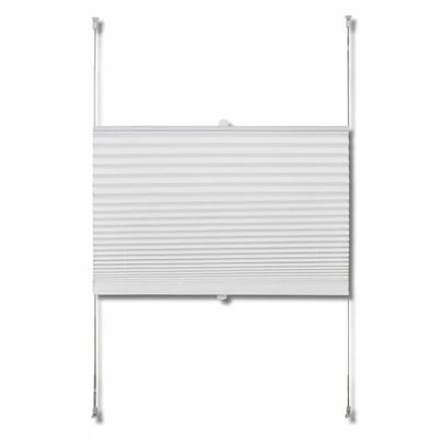 VidaXL Store plissé 100x150 cm Blanc 6 VidaXL Store plissé 100x150 cm Blanc – Image 4