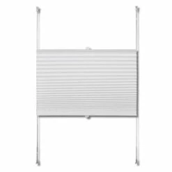 VidaXL Store plissé 110x125 cm Blanc -Habillages de fenêtre Soldes image 4 240614