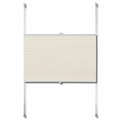 VidaXL Store plissé 60x100 cm Crème 6 VidaXL Store plissé 60x100 cm Crème – Image 4