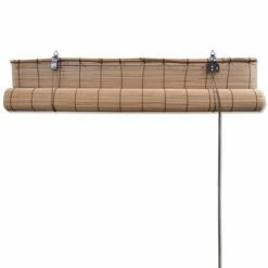 VidaXL Stores roulants en bambou 2 pcs Marron 120x220 cm -Habillages de fenêtre Soldes image 4 3057520