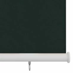 VidaXL Store roulant d'extérieur 100x140 cm Vert foncé PEHD -Habillages de fenêtre Soldes image 4 312811