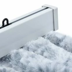 VidaXL Moustiquaire Blanc et gris 90x200 cm Chenille -Habillages de fenêtre Soldes image 4 315133