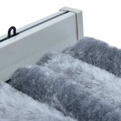 VidaXL Moustiquaire Argenté 120x220 cm Chenille -Habillages de fenêtre Soldes image 4 315140