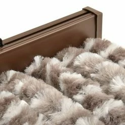 VidaXL Moustiquaire Taupe et blanc 90x220 cm Chenille -Habillages de fenêtre Soldes image 4 325461