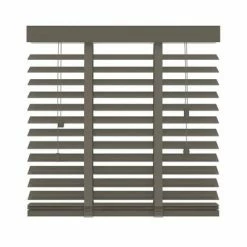 Decosol Store horizontal Bois 50 mm 100x130 cm Taupe 9 Decosol Store horizontal Bois 50 mm 100x130 cm Taupe -Habillages de fenêtre Soldes image 4 423190