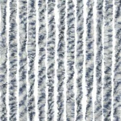 Travellife Rideau de porte Chenille Rain 185x56 cm Gris et bleu -Habillages de fenêtre Soldes image 4 441475