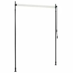 VidaXL Store roulant d'extérieur 150 x 270 cm Crème -Habillages de fenêtre Soldes image 5 145941