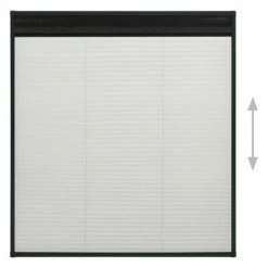 VidaXL Moustiquaire plissée à fenêtre Aluminium Anthracite 130x100 cm -Habillages de fenêtre Soldes image 5 148667