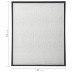 VidaXL Moustiquaire pour fenêtre Anthracite 130x150 cm -Habillages de fenêtre Soldes image 5 148709