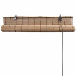 VidaXL Store roulant Bambou Marron 120 x 220 cm -Habillages de fenêtre Soldes image 5 241329