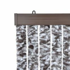 VidaXL Moustiquaire Marron et beige 56 x 185 cm Chenille -Habillages de fenêtre Soldes image 5 284276