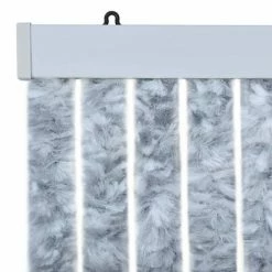VidaXL Moustiquaire Blanc et gris 90x200 cm Chenille -Habillages de fenêtre Soldes image 5 315133