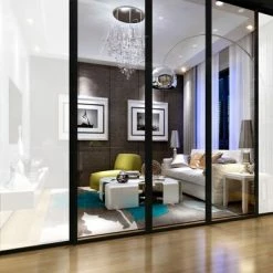 VidaXL Film autoadhésif d'intimité pour fenêtre Verre laiteux 0,9x50 m -Habillages de fenêtre Soldes image 6 142783