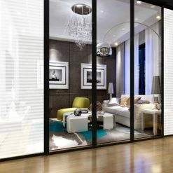 VidaXL Film dépoli autoadhésif d'intimité pour fenêtre Rayures 0,9x20m -Habillages de fenêtre Soldes image 6 142790