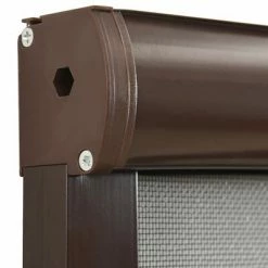 VidaXL Moustiquaire à rouleau pour fenêtres Marron 60x150 cm -Habillages de fenêtre Soldes image 6 148726