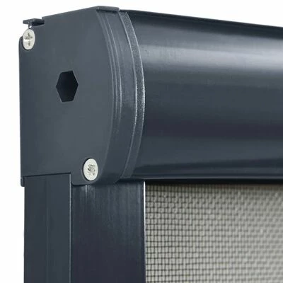VidaXL Moustiquaire à rouleau pour fenêtres Anthracite 70x150 cm 8 VidaXL Moustiquaire à rouleau pour fenêtres Anthracite 70x150 cm – Image 6